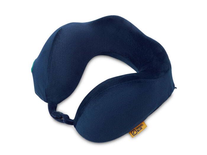 Подушка для путешествий массажная Massage Tranquility Pillow, темно-синий