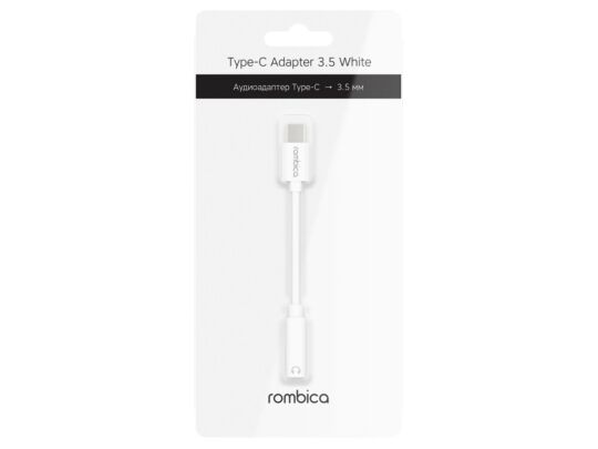 Переходник Type-C Adapter 3.5 White, белый