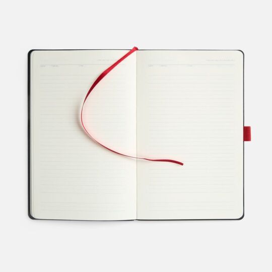 Ежедневник Lungo, недатированный, красный