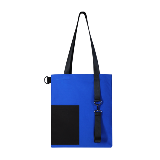 Шоппер Superbag Color (синий с чёрным)